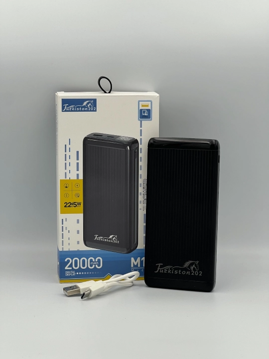 Быстрая зарядка Powerbank, внешний аккумулятор 10000мАh, 20000мАh, Туркестан 202 22.5Вт
