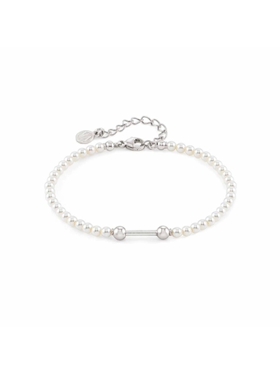Nm 148800/028 Браслет SEIMIA длина 16,5-20,5 см, серебро 925, жемчуг Swarovski — NOMINAT-1488002