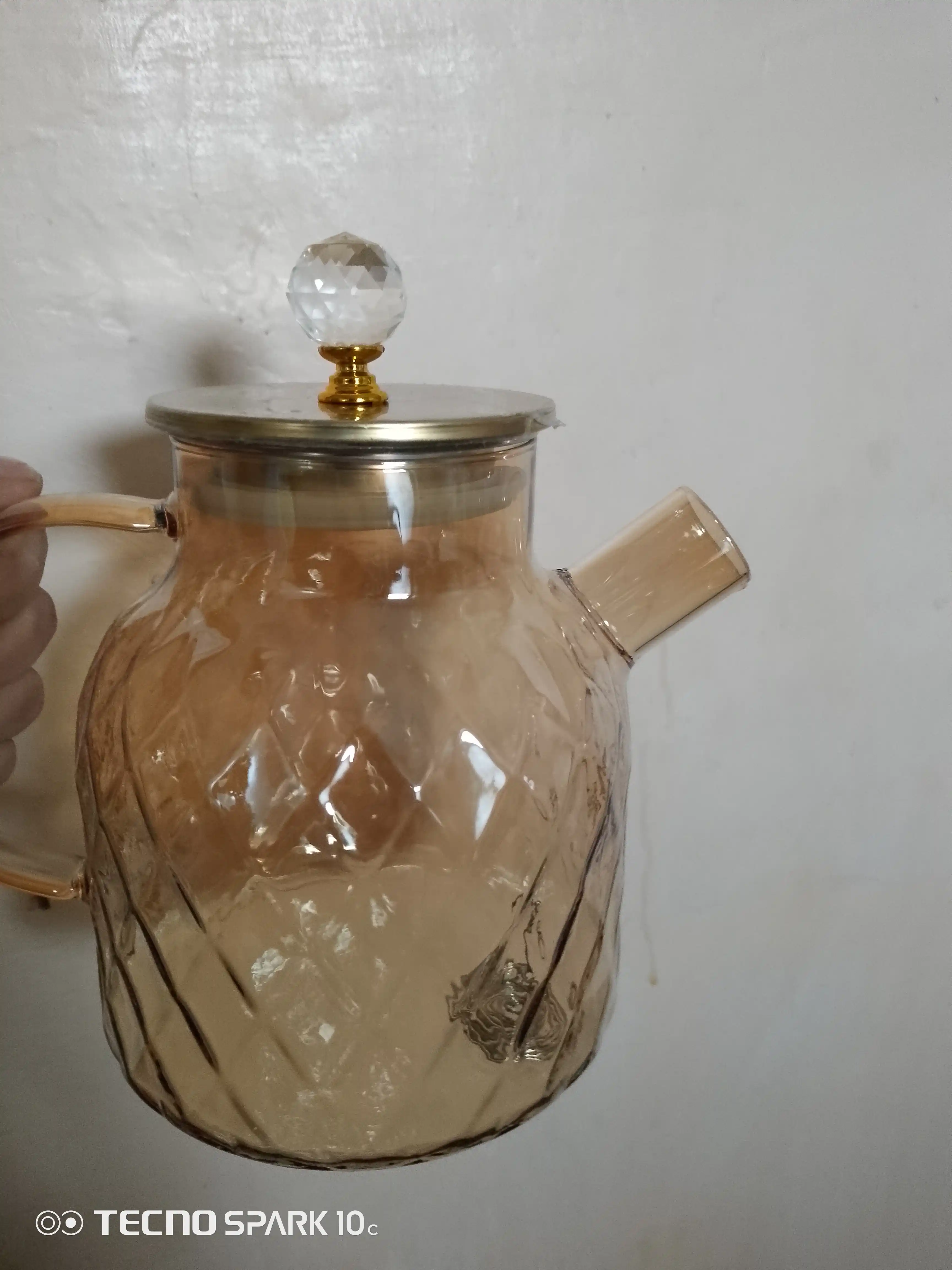 Choynak shisha choy damlanadigan metall qopqoqli, choynak, issiqqa chidamli  choynak