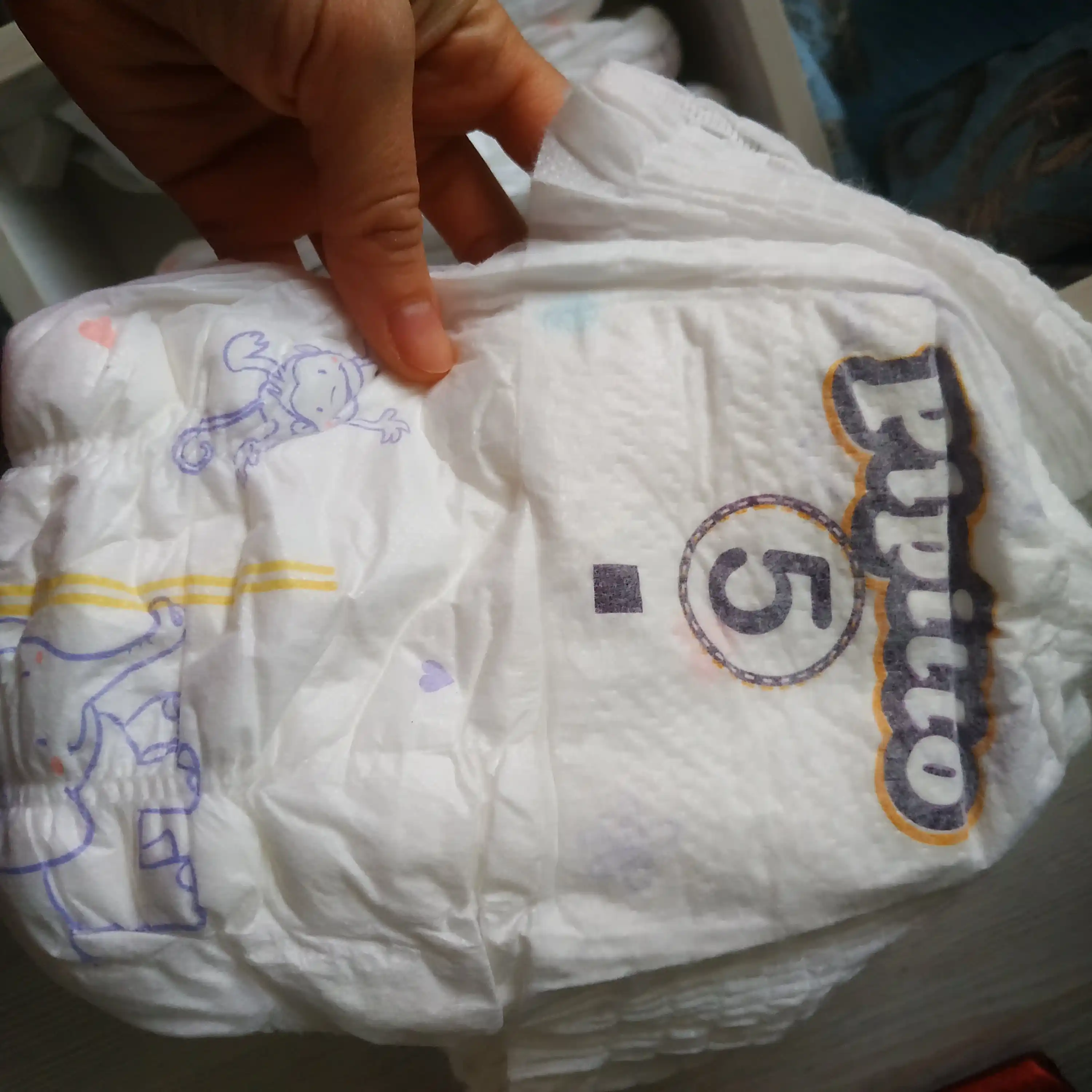 Pipitto trusikli tagliklari, o'lcham 5, XL, 11-22 kg, 19 dona