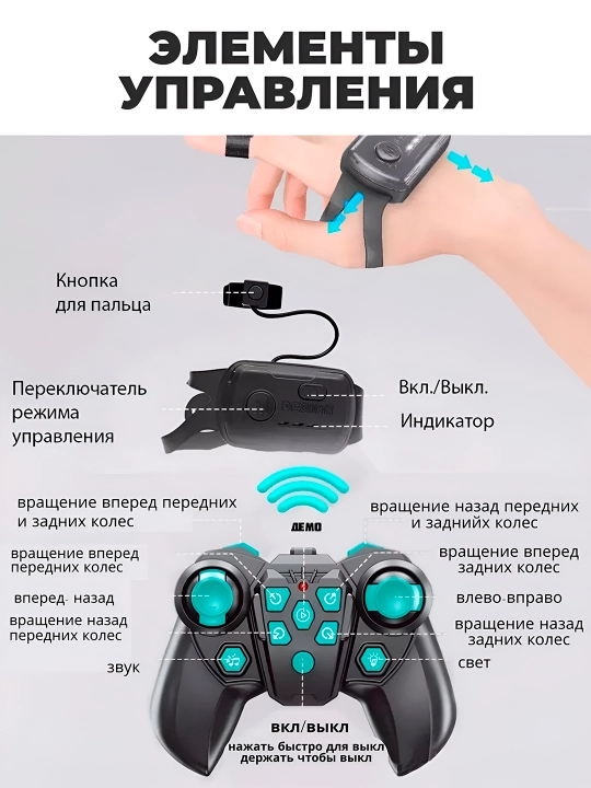 Интерактивная умная робот-собака, робот-каскадер на радиоуправлении