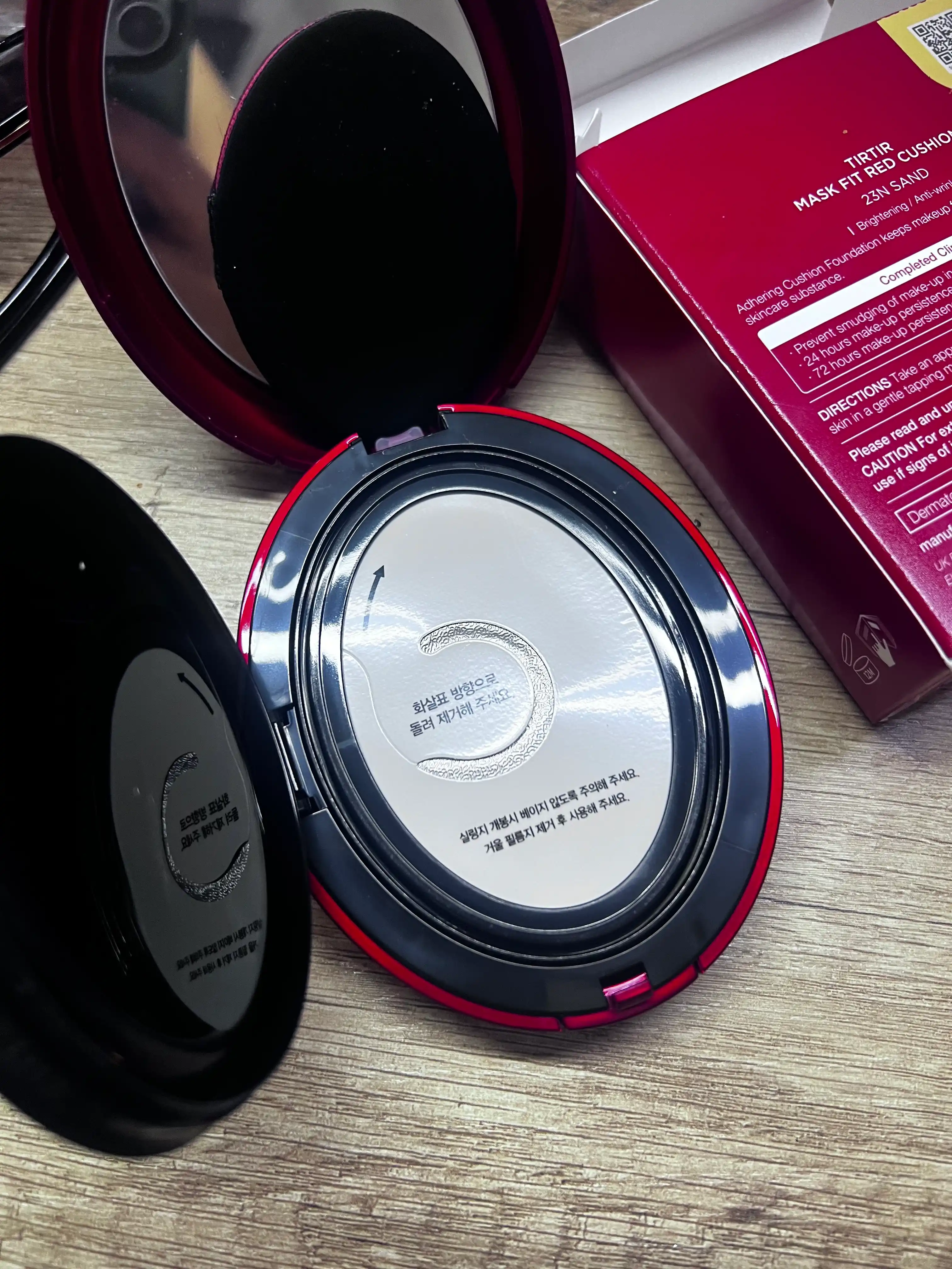 Кушон с полуматовым финишем TIRTIR Mask Fit Red Cushion SPF40 PA++, 18 г