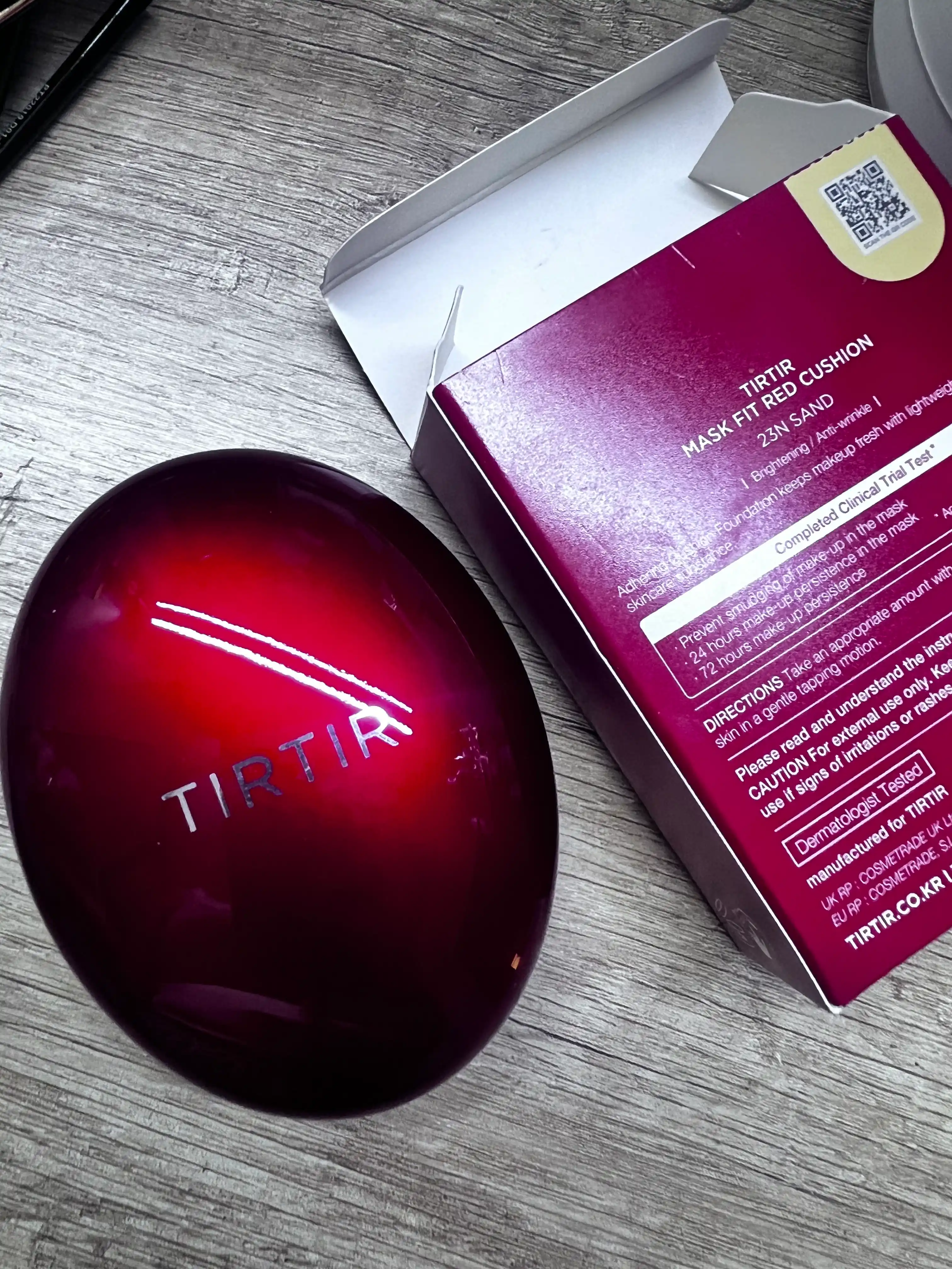 Кушон с полуматовым финишем TIRTIR Mask Fit Red Cushion SPF40 PA++, 18 г