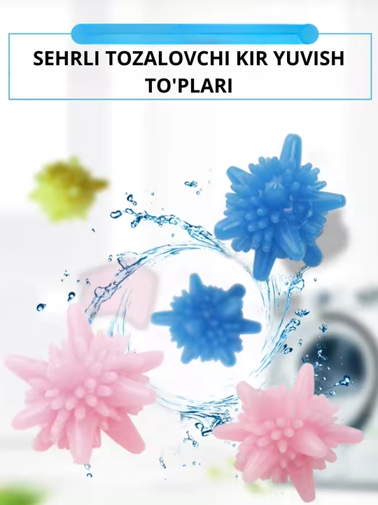 Silikon kir yuvish to'plari, kir yuvish mashinasi to'plari