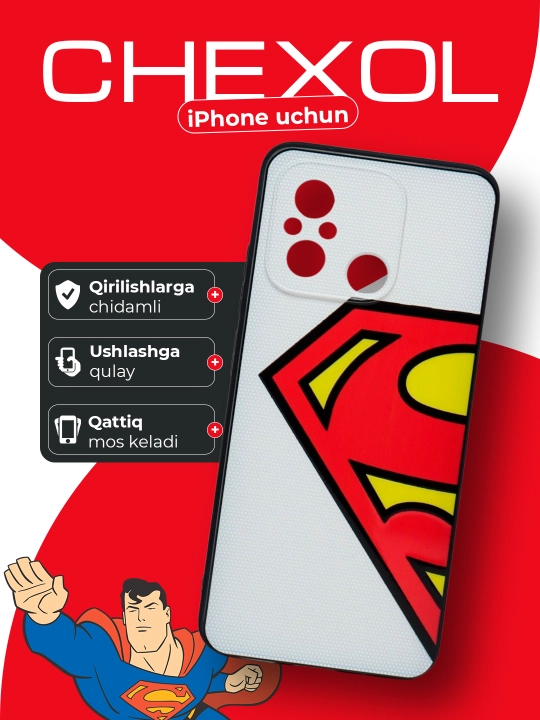 Redmi A2 Plus,Note11,Pro,12 C,Note 12 4G,Pro uchun g'ilof, zarbaga chidamli, rangli bosma