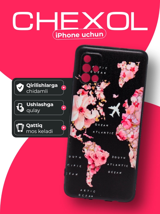 Redmi A2 Plus,Note11,Pro,12 C,Note 12 4G,Pro uchun g'ilof, zarbaga chidamli, rangli bosma
