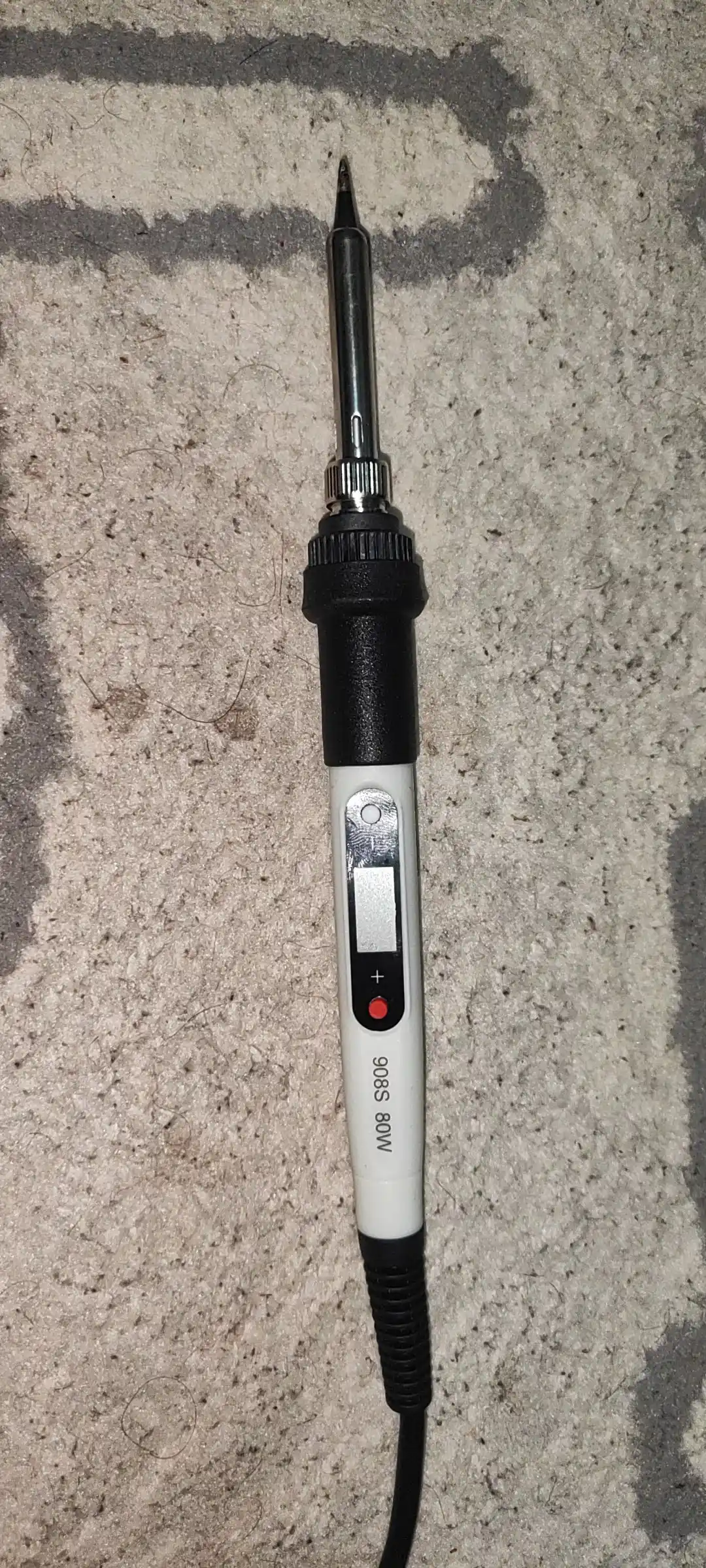 Elektr payalnik 908S, 80 Vt, 180–500°C, LCD, keramik qizdirgich, 15 soniyada qiziydi