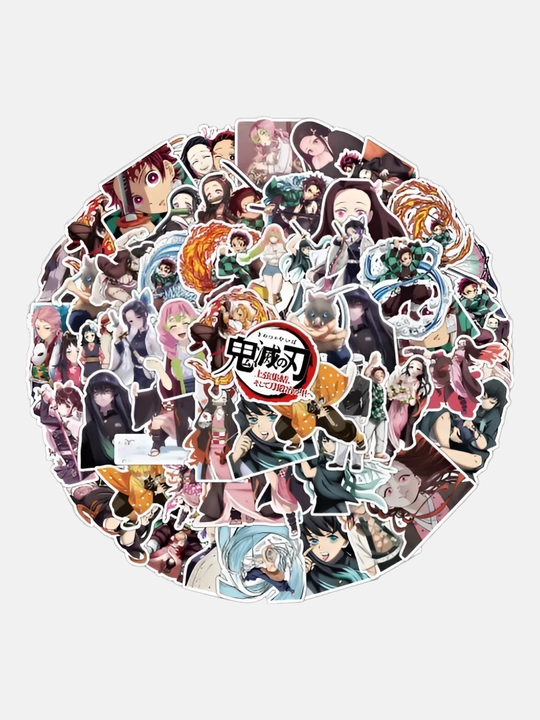 Stiker to'plami Anime Blade, Demon Slayer, 25-50 dona