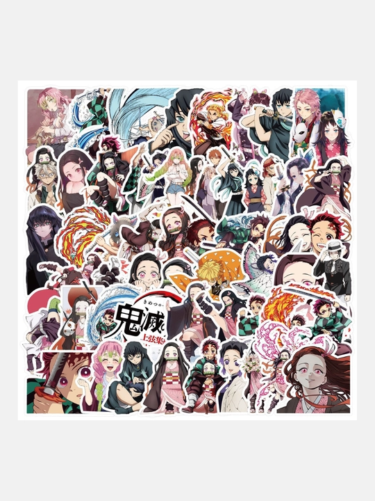 Stiker to'plami Anime Blade, Demon Slayer, 25-50 dona