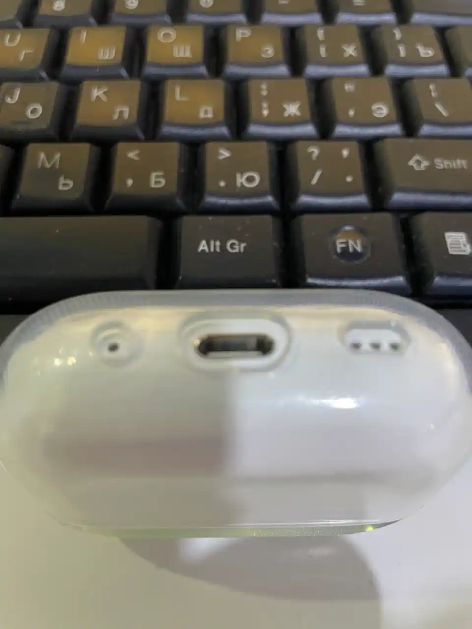 Чехол для наушников Apple AirPods 1, Pro 2, 3, силиконовый, прозрачный
