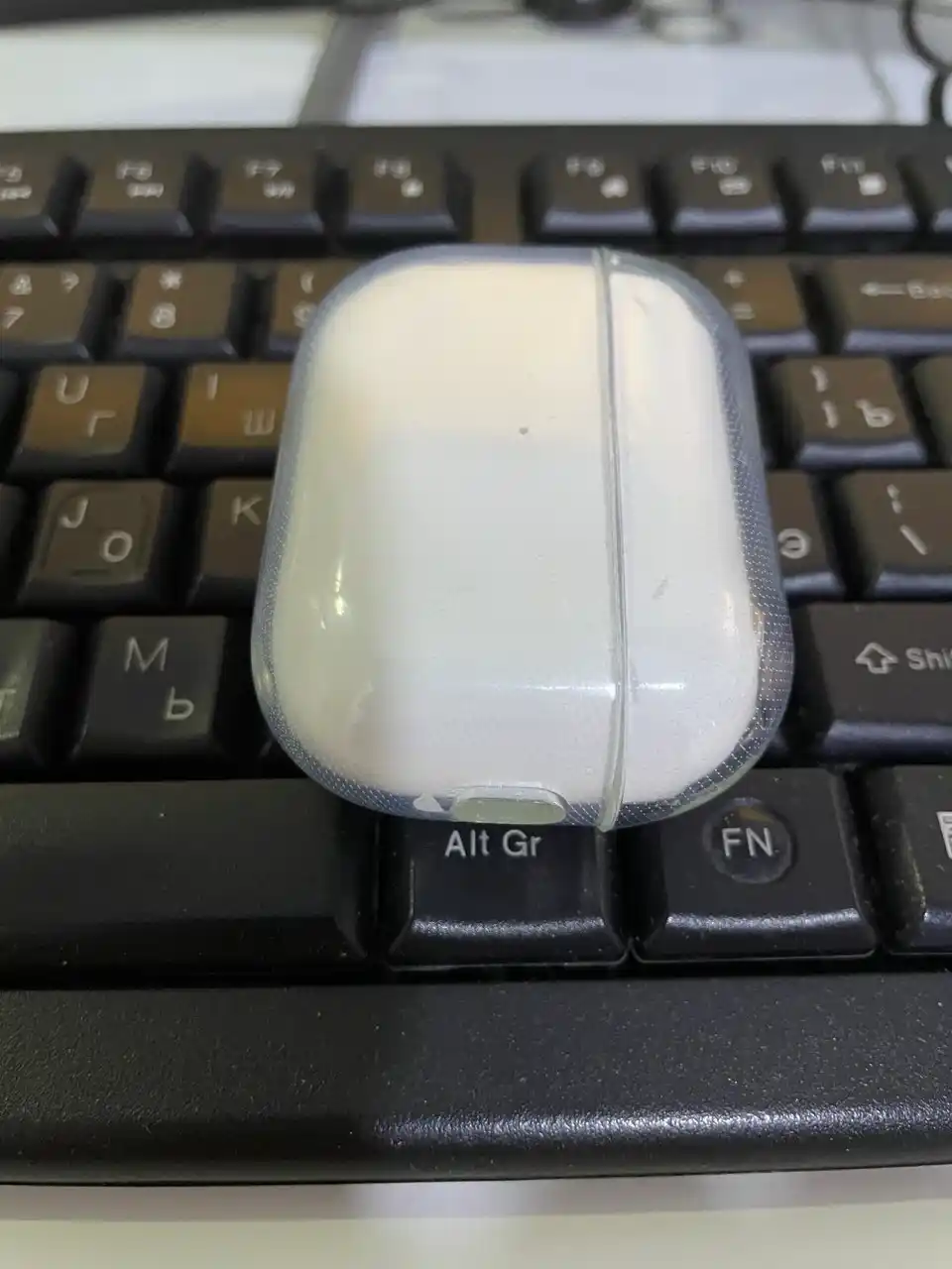 Чехол для наушников Apple AirPods 1, Pro 2, 3, силиконовый, прозрачный