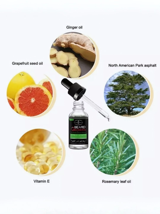 Для роста волос и бороды Aichun Beauty Beard Growth, 30 мл