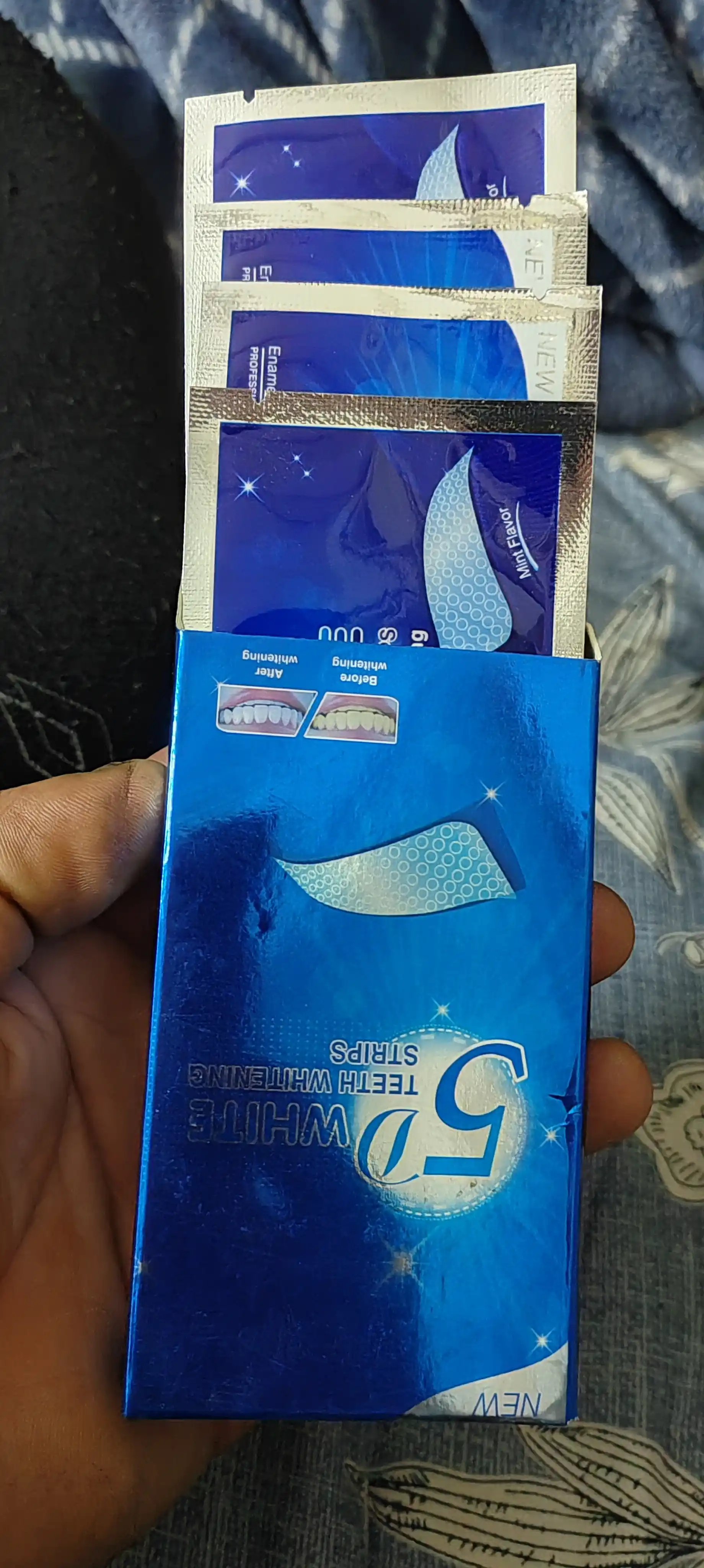 Отбеливающие полоски для зубов 5D White, 7 шт