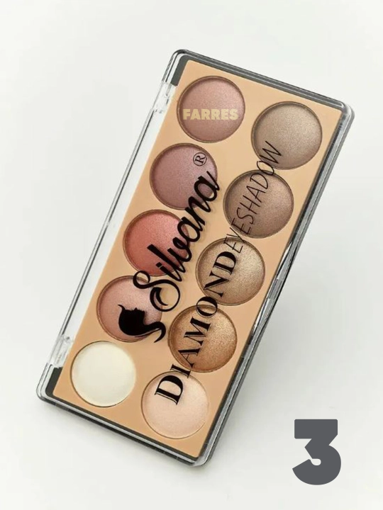 Qovoqlar uchun tenlar, shimmer, Silvana, Diamond, 10 ta rang