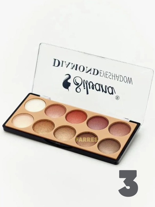 Qovoqlar uchun tenlar, shimmer, Silvana, Diamond, 10 ta rang