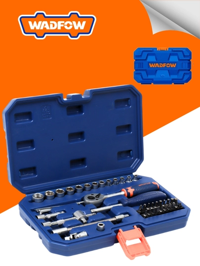 Galofkalar to'plami WADFOW 45 dona. 1/4", WST4D45 - 