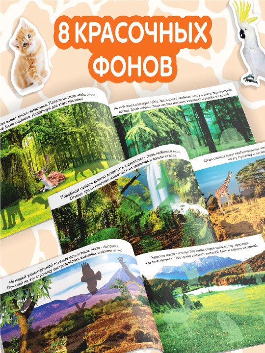 Наклейки для детей, 100 шт, 12 стр, с заданиями
