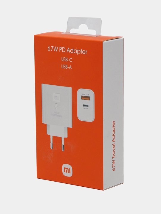Быстрое зарядное устройство 67W с USB Type-C/Micro USB