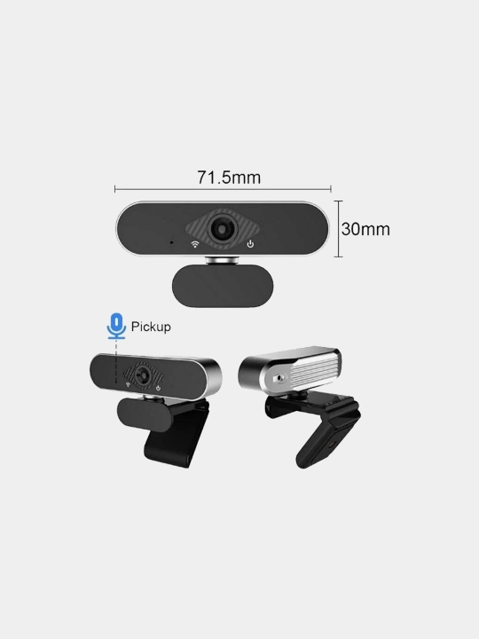Web camera CN Full HD USB с микрофоном и креплением для монитора