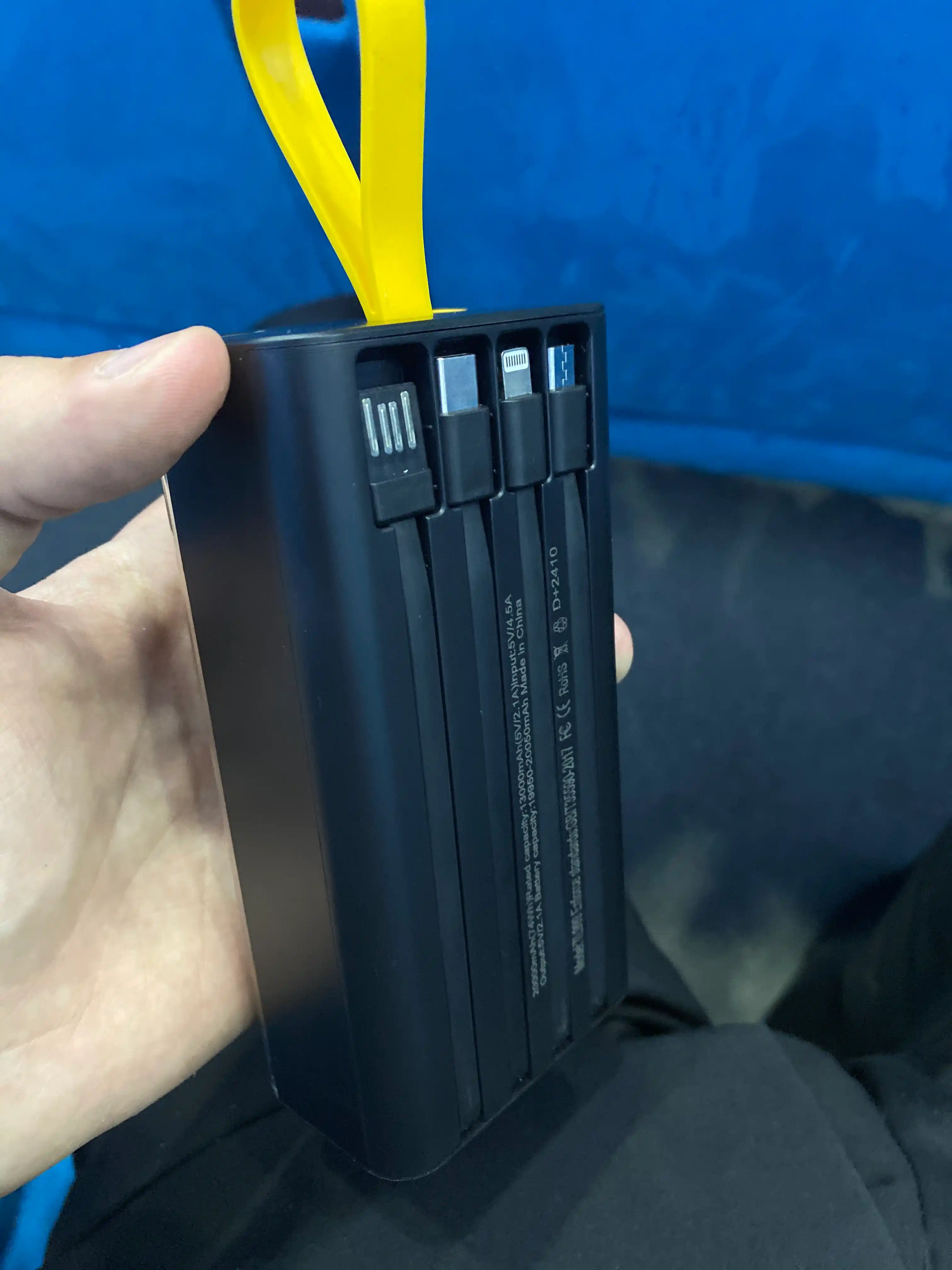 Poverbank 20000 mah, LED chiroqli, tashqi akkumulyator, portativ
