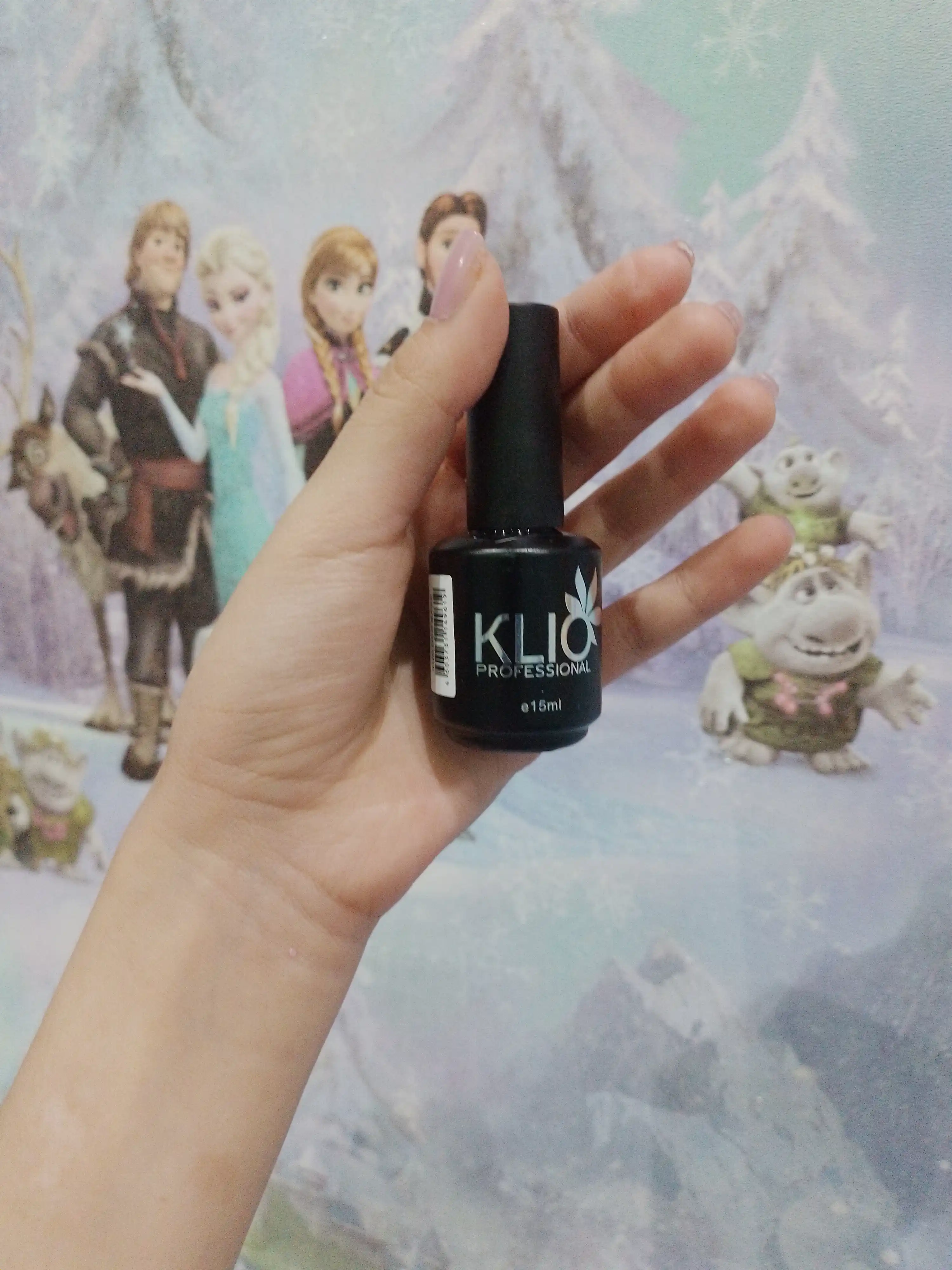 Shaffof asos Klio, tirnoqlarni mustahkamlash uchun 15 ml