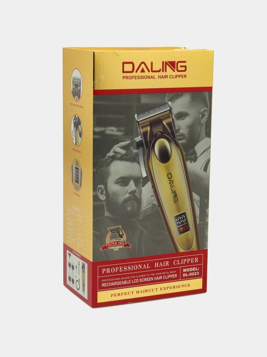 Professional simsiz soch va soqol olish mashinkasi Daling DL-0023