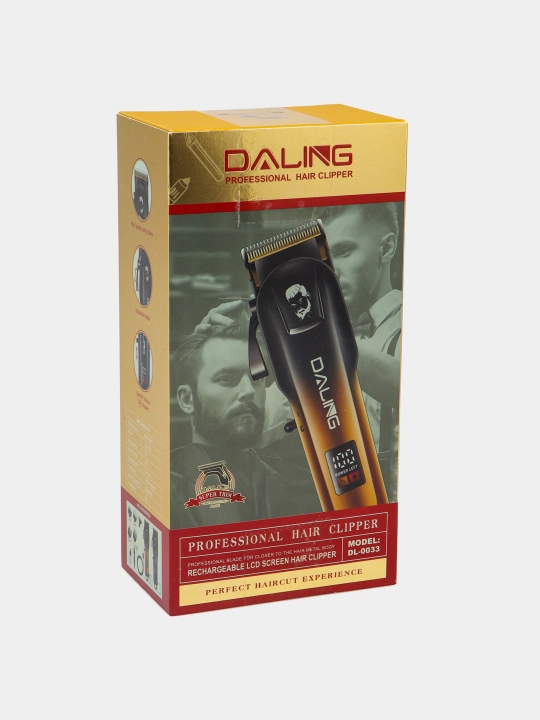 Professional simsiz soch va soqol olish mashinkasi Daling DL-0033