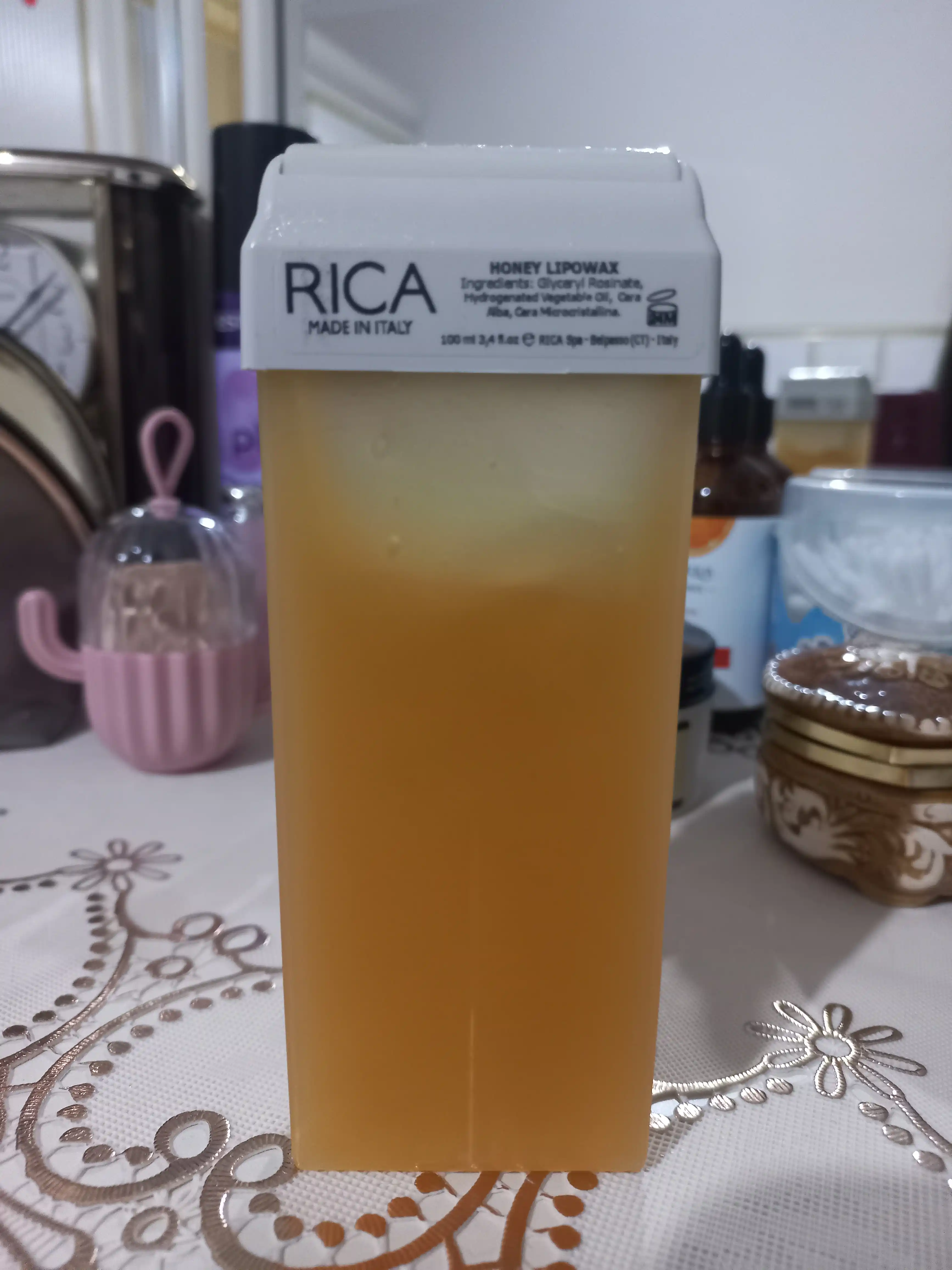Воск для депиляции RICA, картридж, кассетный воск, аппликатор