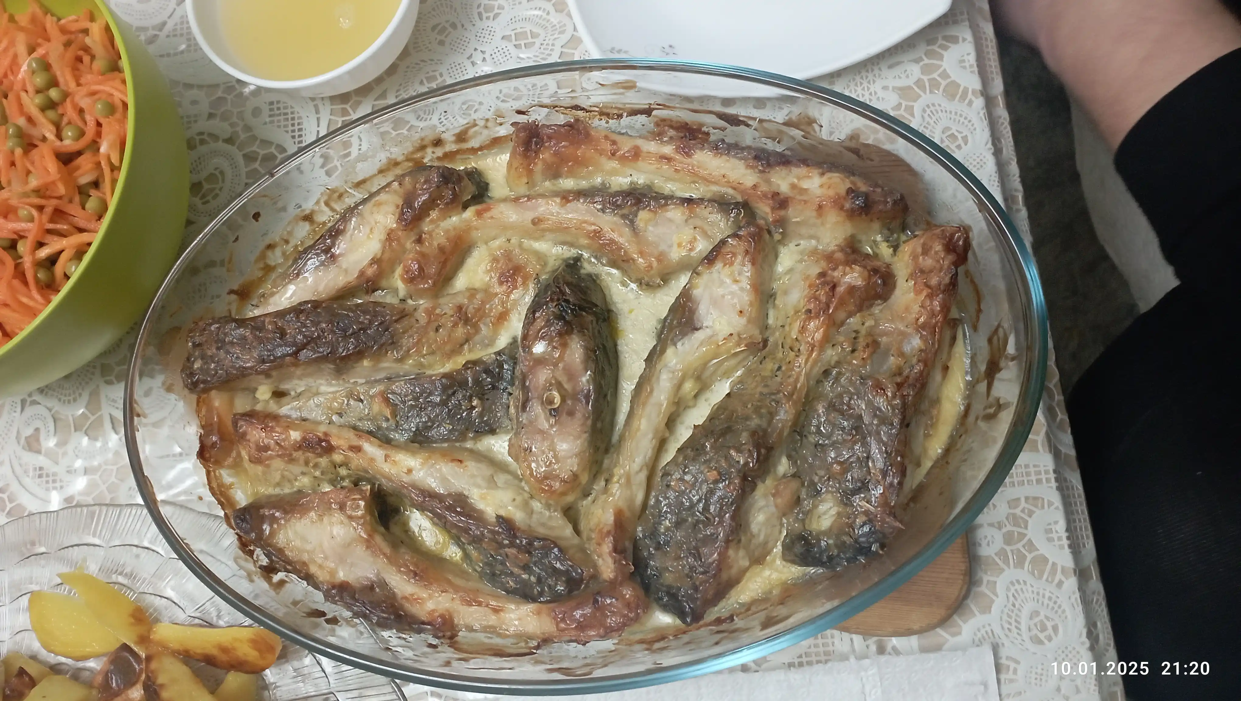Shishali qolip pechda pishirish uchun Pyrex, 3 litr, 35 * 24 sm