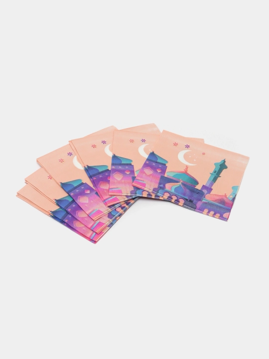 Ramazon bayrami stoli uchun salfetkalar, 15 dona, o'lchami 33*33 sm