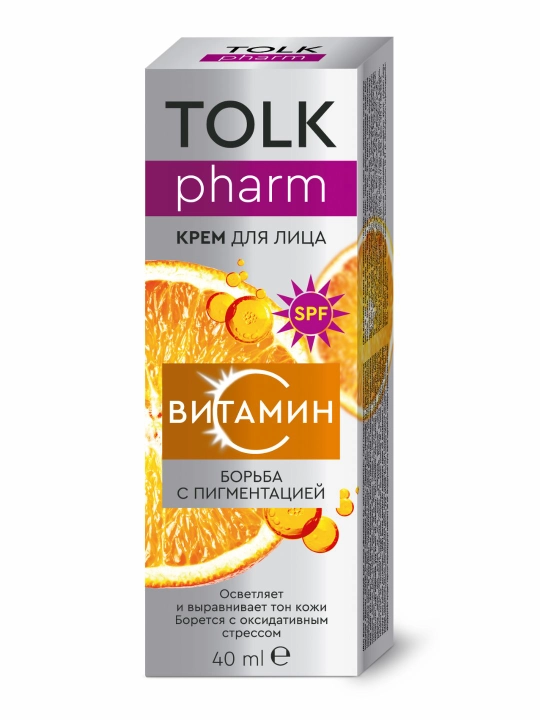 Yuz uchun kosmetik krem Tolk Pharm, 40ml - 