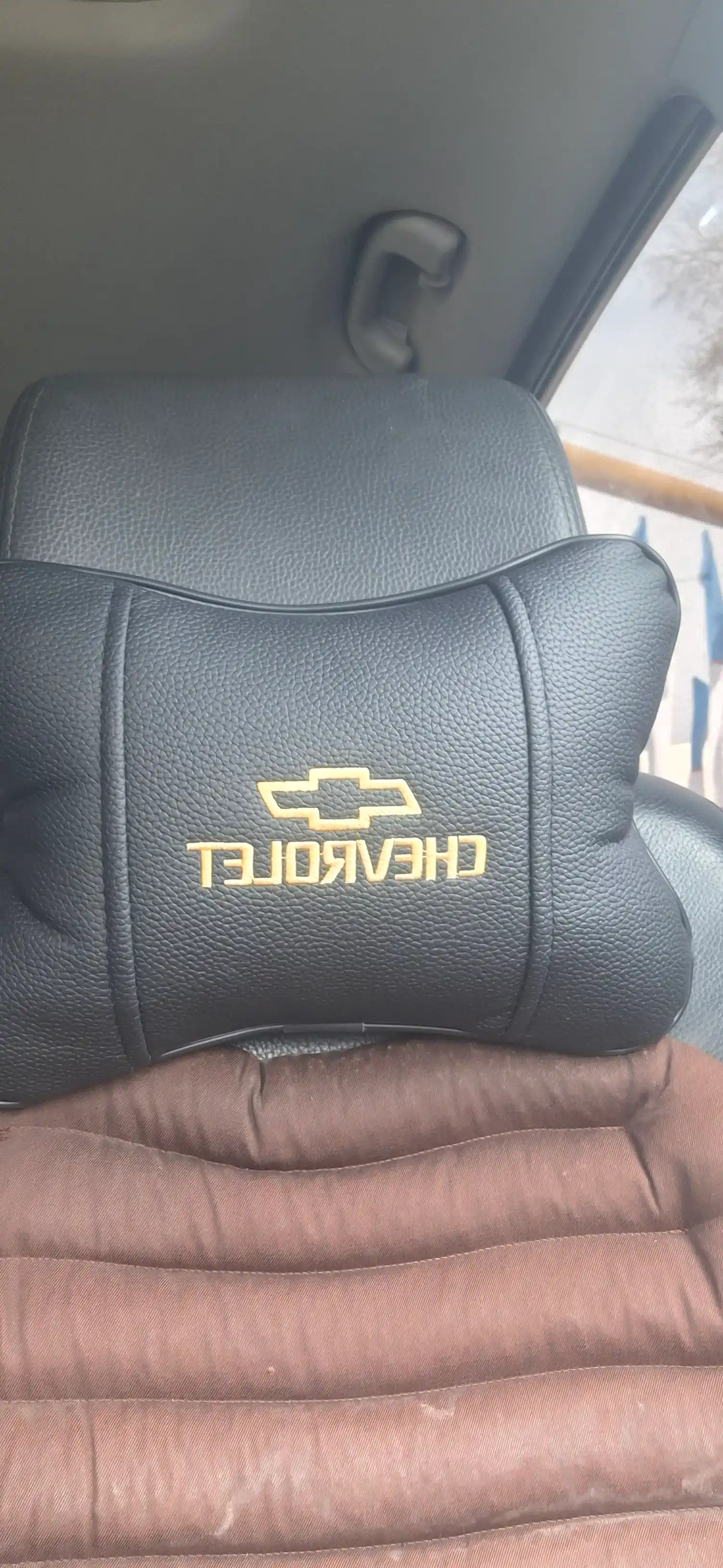 Подушка (2шт) на подголовник автомобиля, Chevrolet, аксессуар