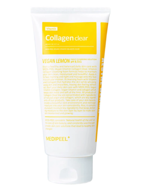 Пенка для умывания, MEDIPEEL+, Collagen cleanser 2.0 Cica, Vitamin, 300 мл