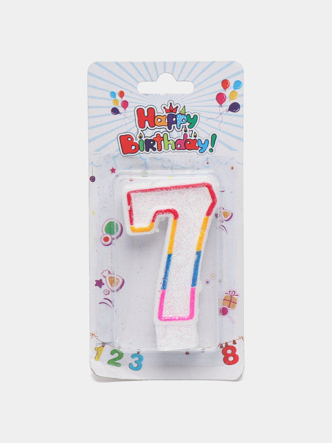 Свечи-цифры для торта 1, 2, 3, 4, 5, 6, 7, 8, 9, 0