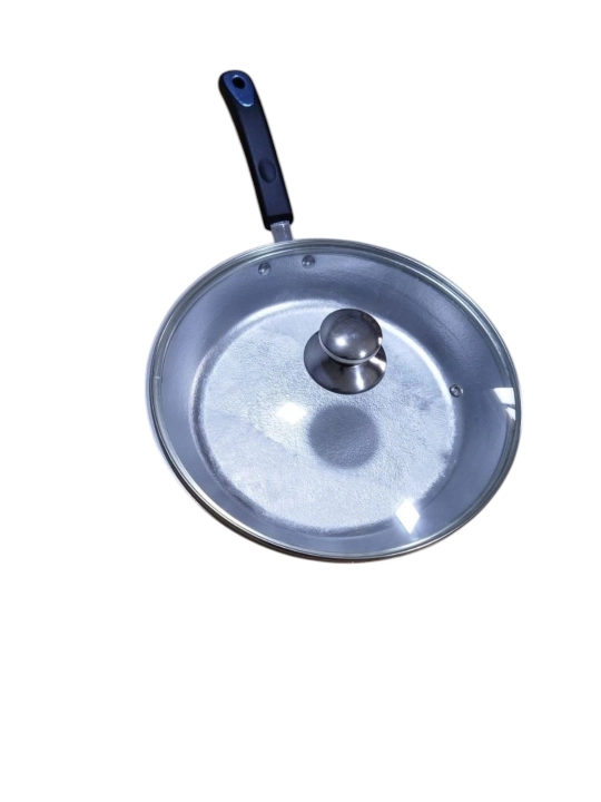 Alyumin tova 22 sm shisha qopqoqli - 