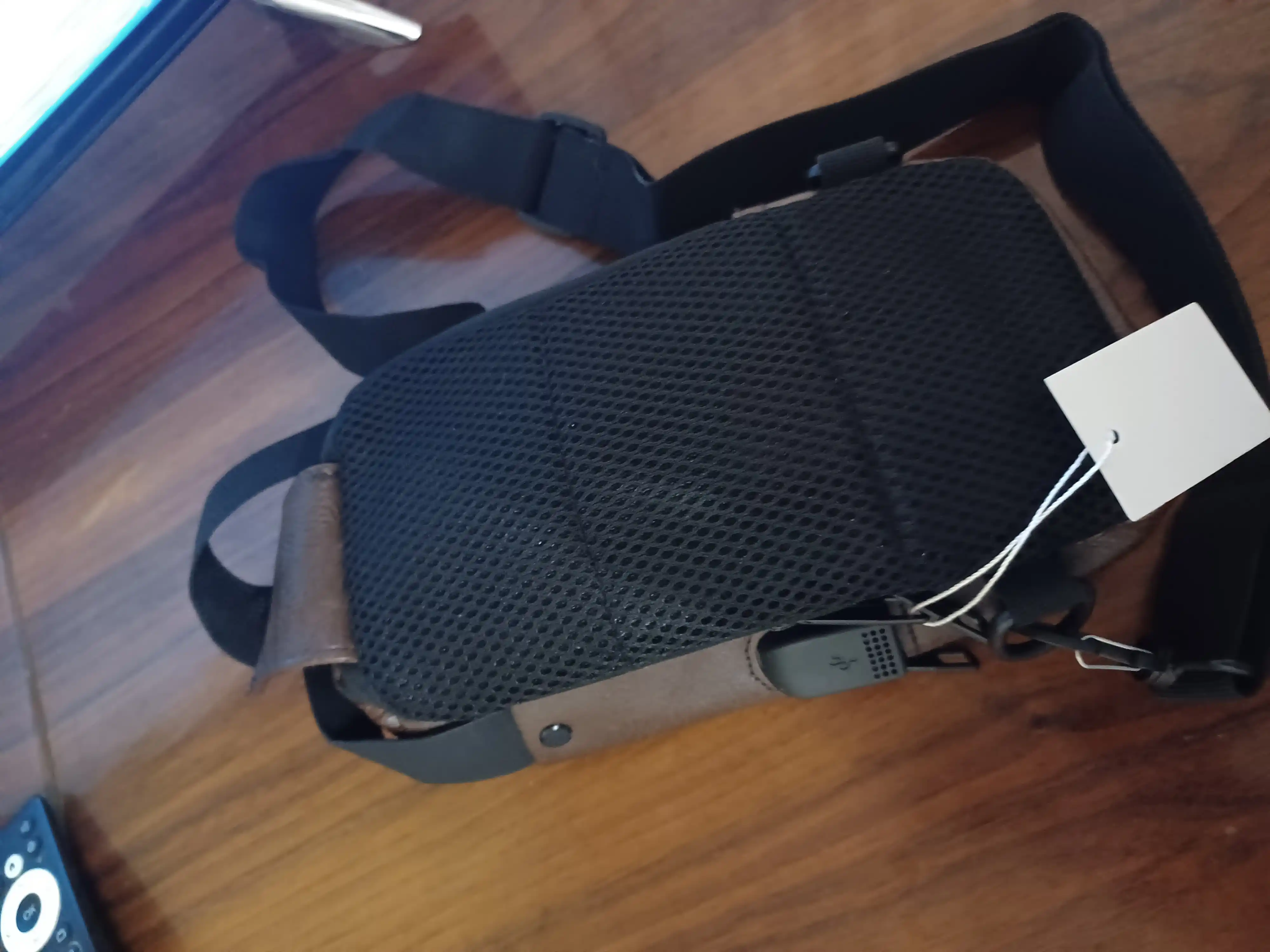 Сумка мужская через плечо, эко кожа, TSA кодовый замок, USB порт