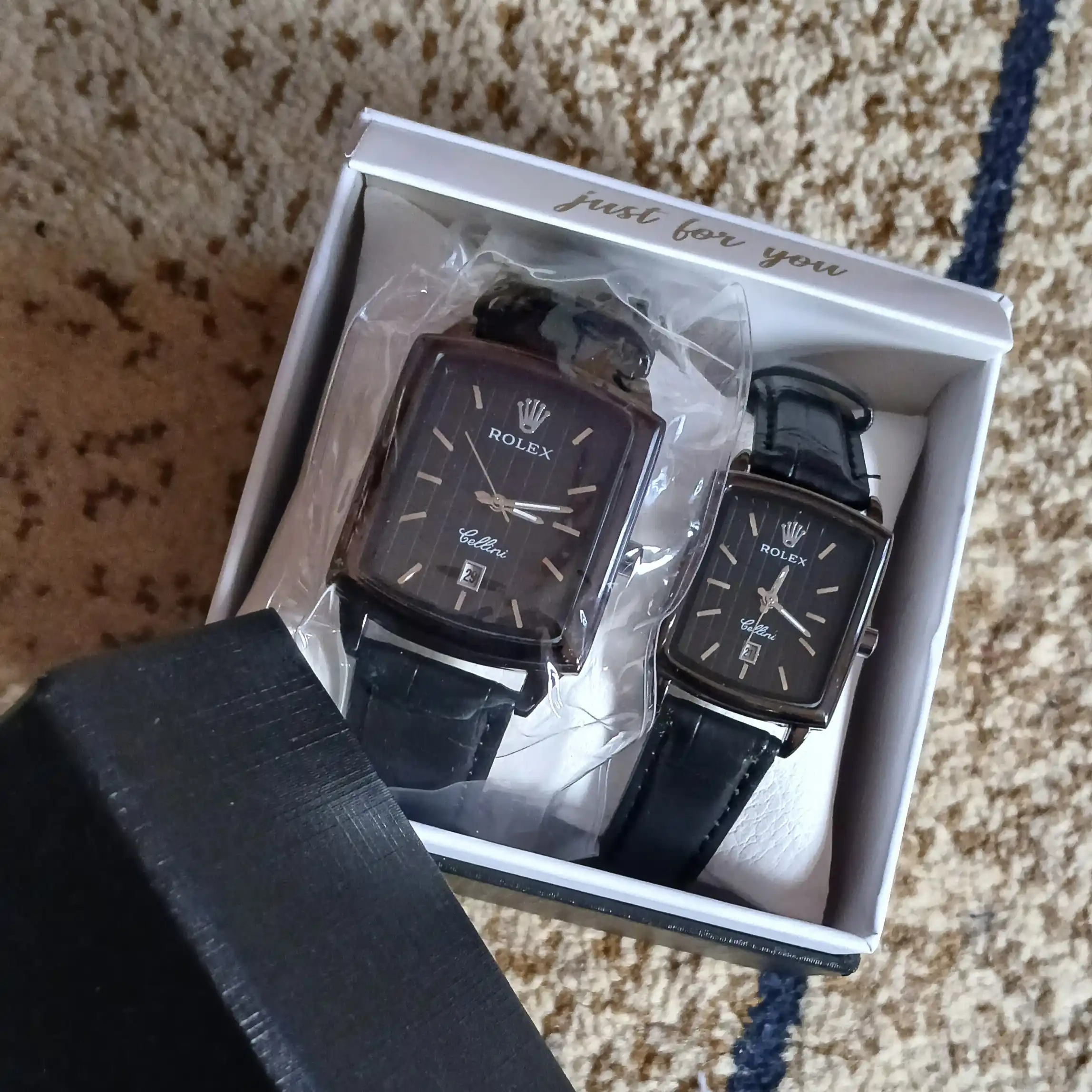 Парные часы TISSOT для мужчин и женщин, комплект с кожаным ремешком