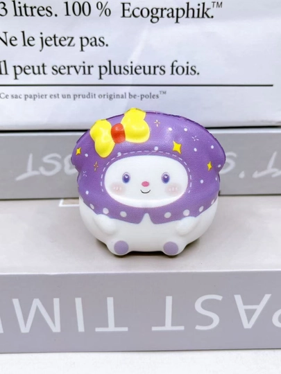 Сквиш, игрушки антистресс, Hello Kitty, Kuromi — RICCO01-СКВИШ-БЕЖЕВ