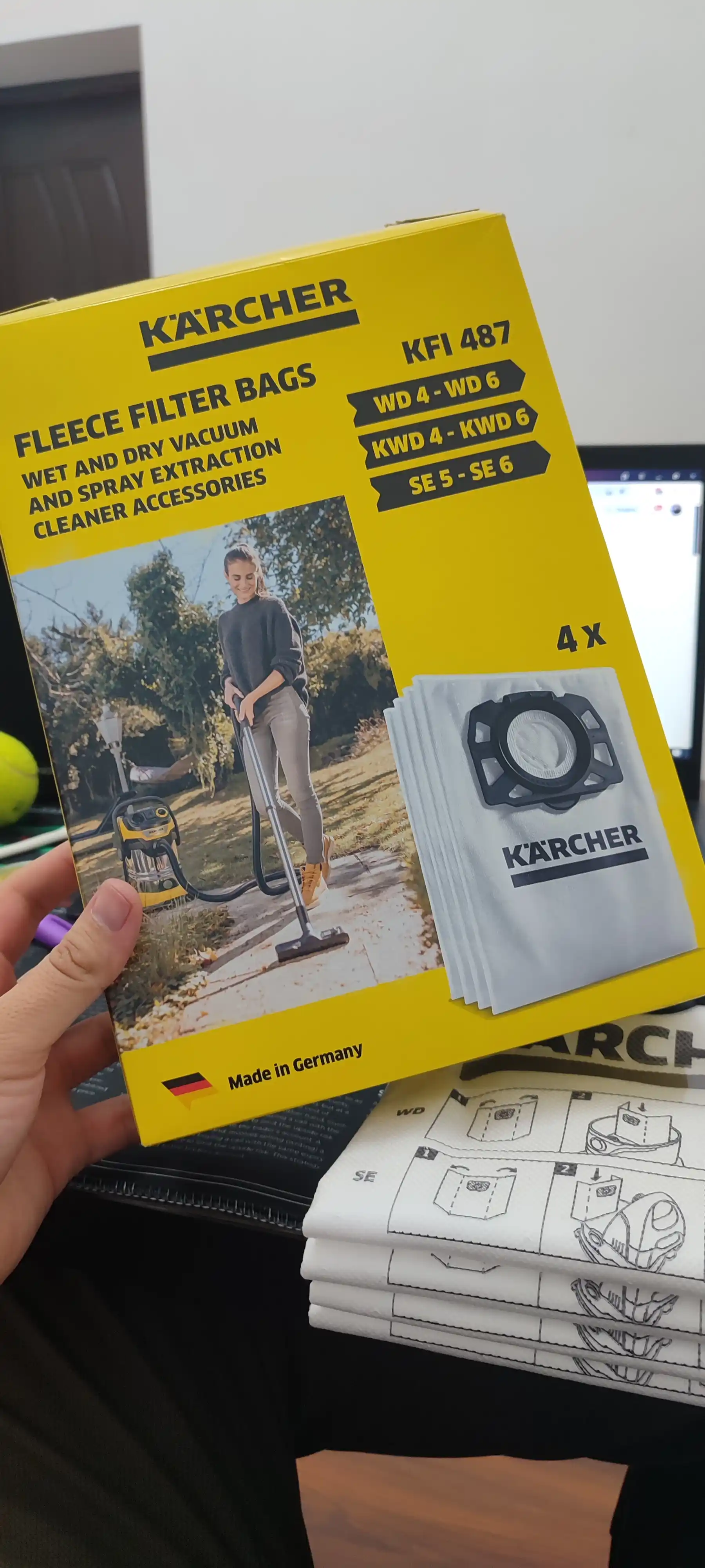 Karcher WD 4 / 5 / 6 Uchun xalta filtri 2.863-006.0