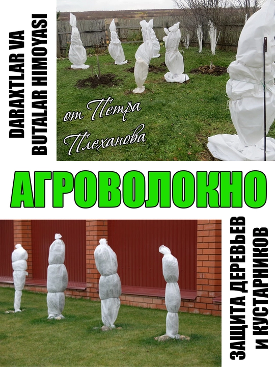 Агроволокно от Петра Плеханова, агроспан, укрывной, нетканный материал 60 гр/m2