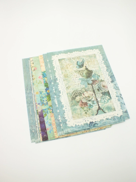 Flow Dreamy декоративные стикеры 40 шт. 100×140 мм. декоративные наклейки, Handmade, DIY