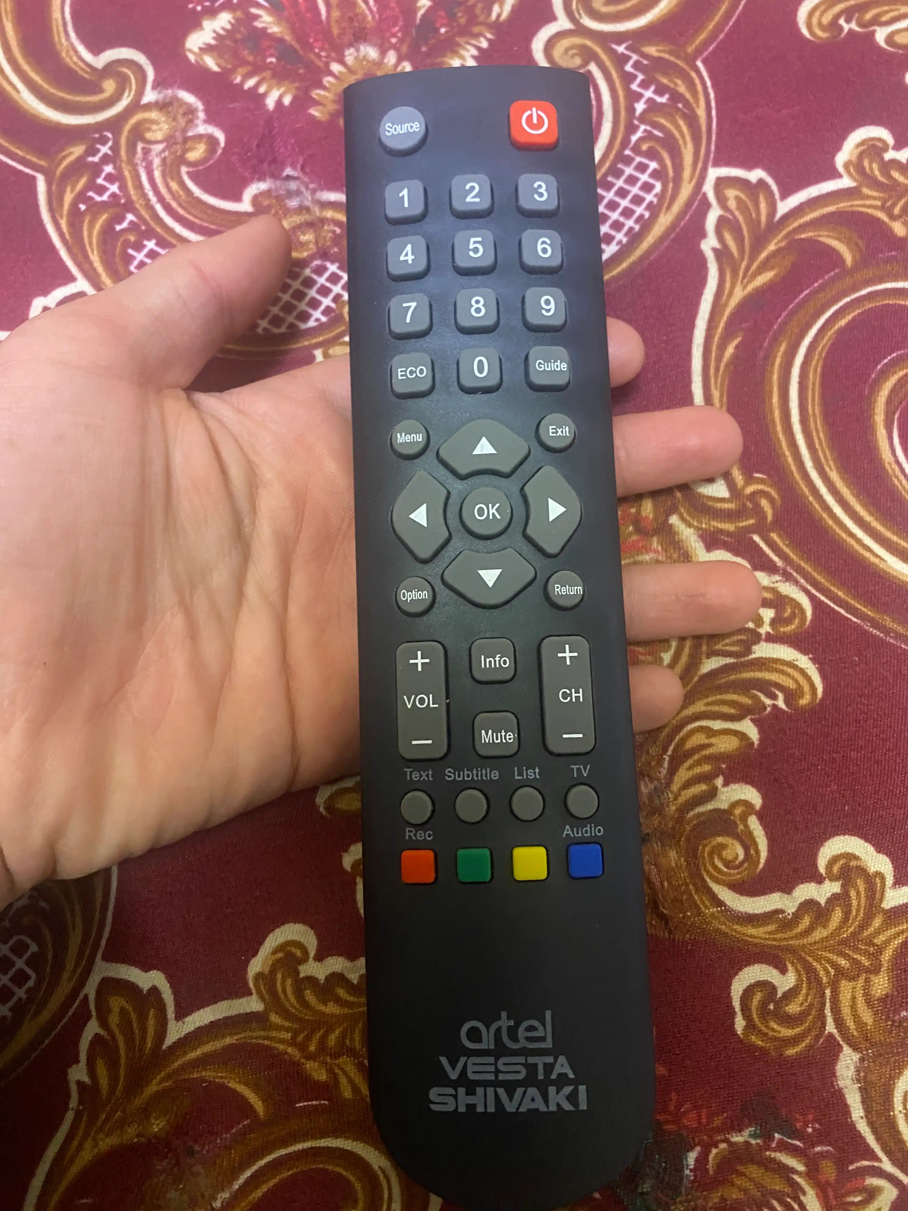 Универсальный пульт для телевизоров Artel, Shivaki и Vesta