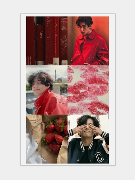BTS, самоклеящаяся наклейка