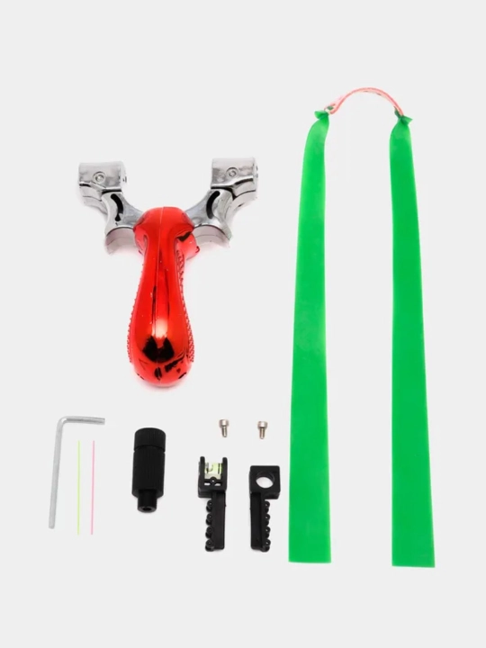 Baliq ovlash va o'yin-kulgi uchun anatomik sport slingshot