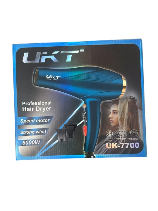 Soch uchun fen soch quritgich professional UKT-7702, tez va oson quriting, ionli bilan