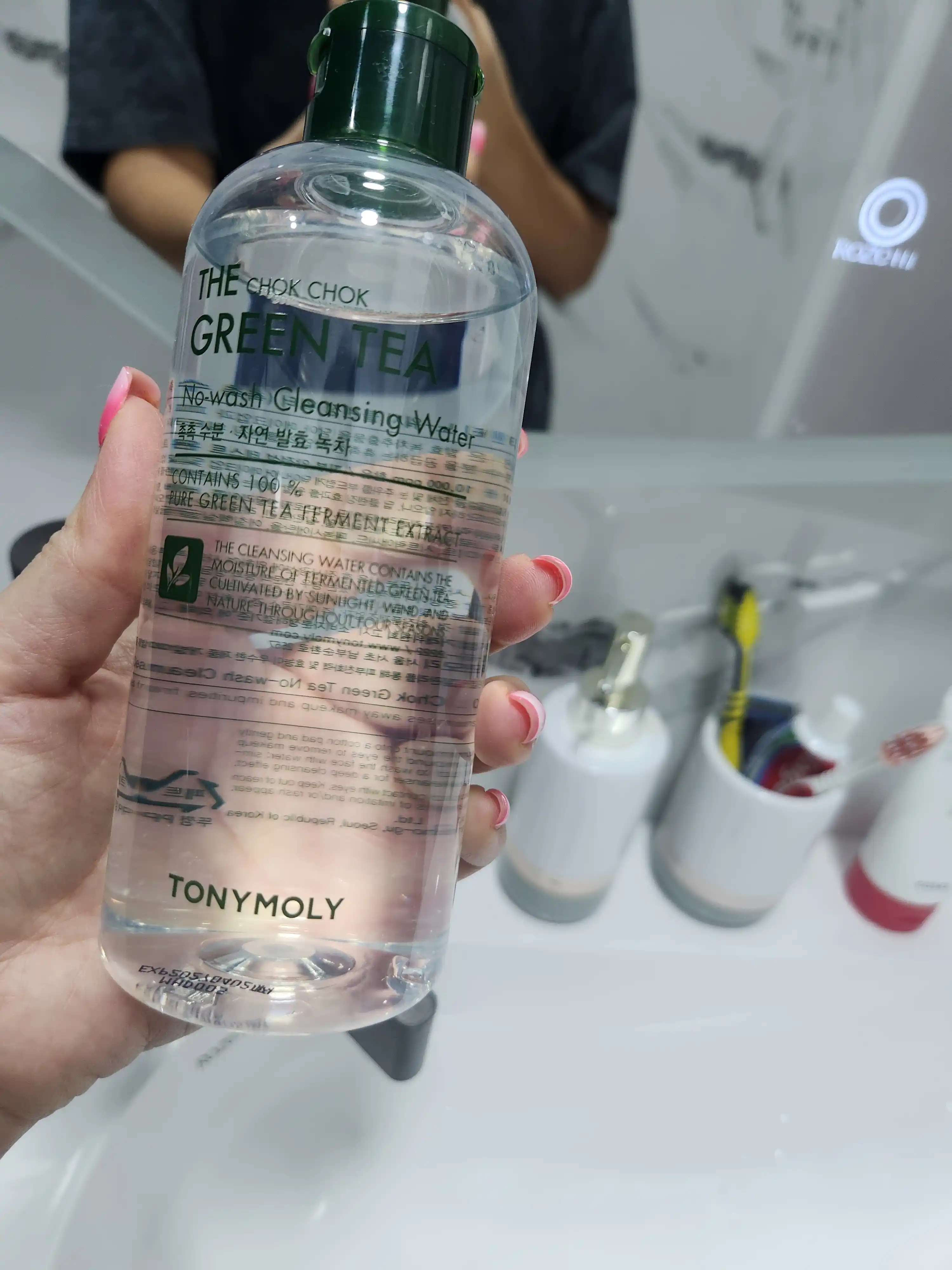 The Chok Chok Green Tea Cleansing Water 300 ml yashil choyli mitsellyar suv