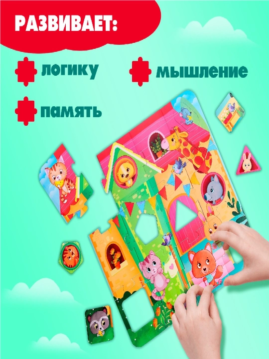 Seguin usuli bo'yicha jumboqlarni saralovchi, 12 dona, 12 qo'shimcha, 12 maydon