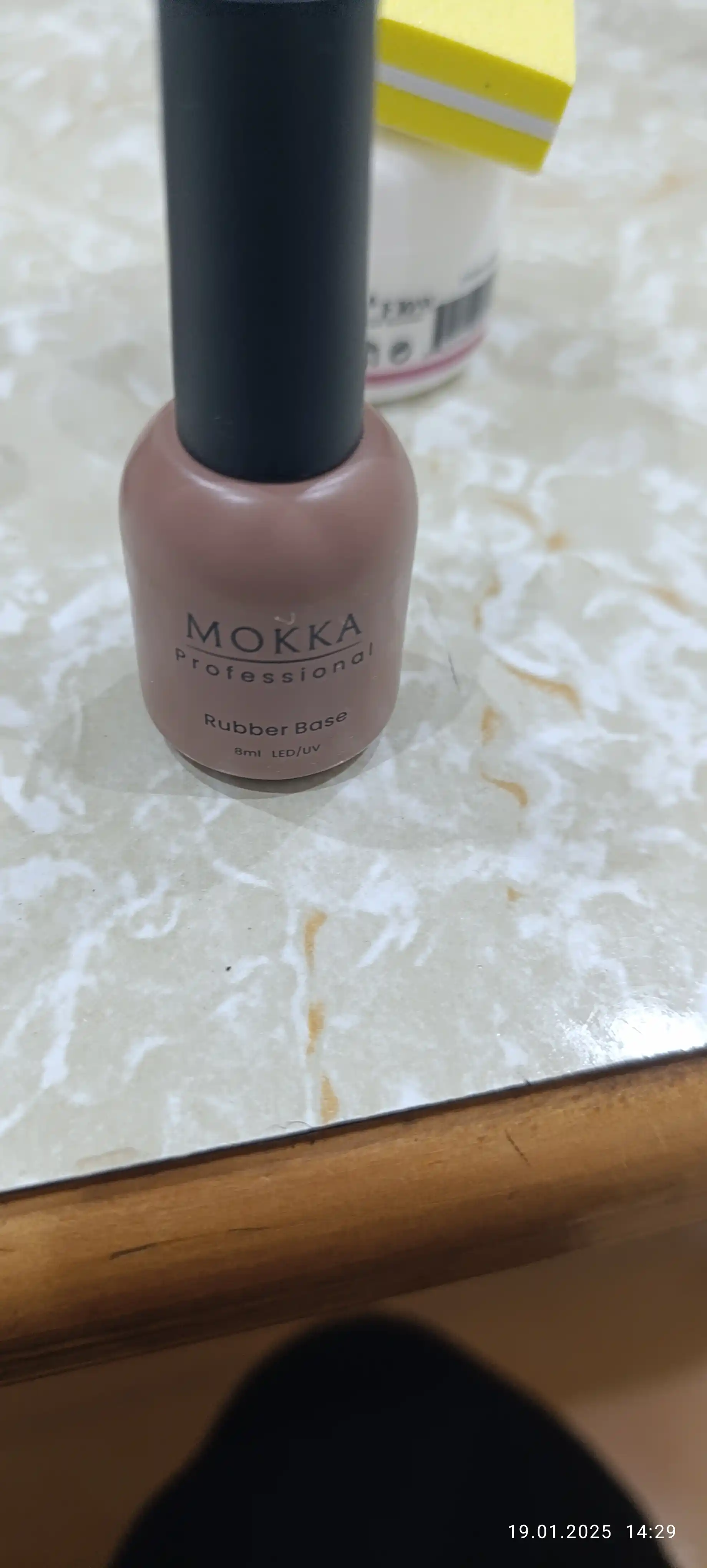 Каучуковая база для ногтей без УФ фильтра MOKKA для подложки 8,12,30,50 мл