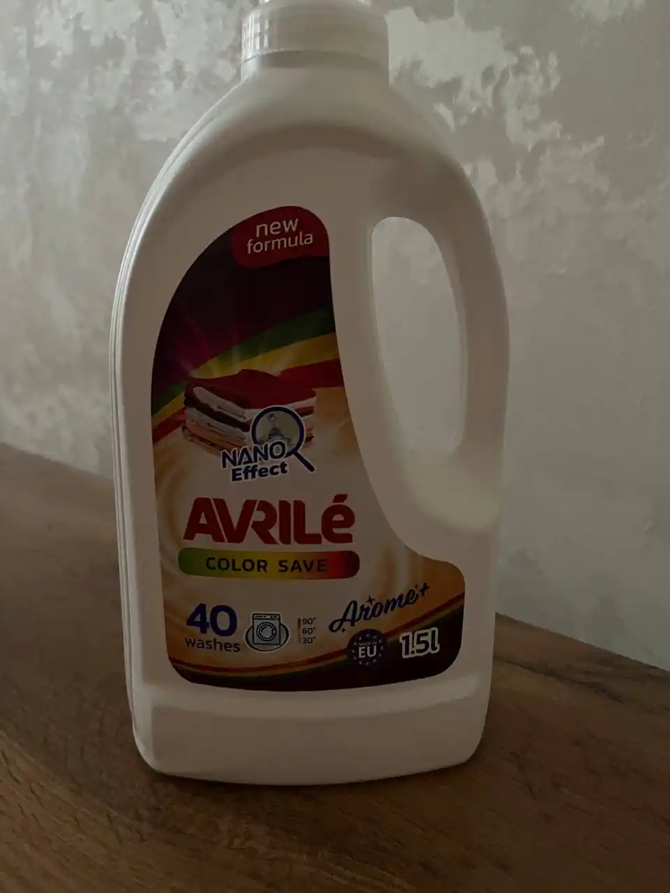 Гель для стирки цветного белья Avrile Color Save, 1,5 л, 40 стирок*