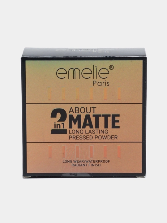 Emelie matlovchi upa, 01 va 02, 2 tasi 1 da, 24 soat mat tekislaydi, SPF 15